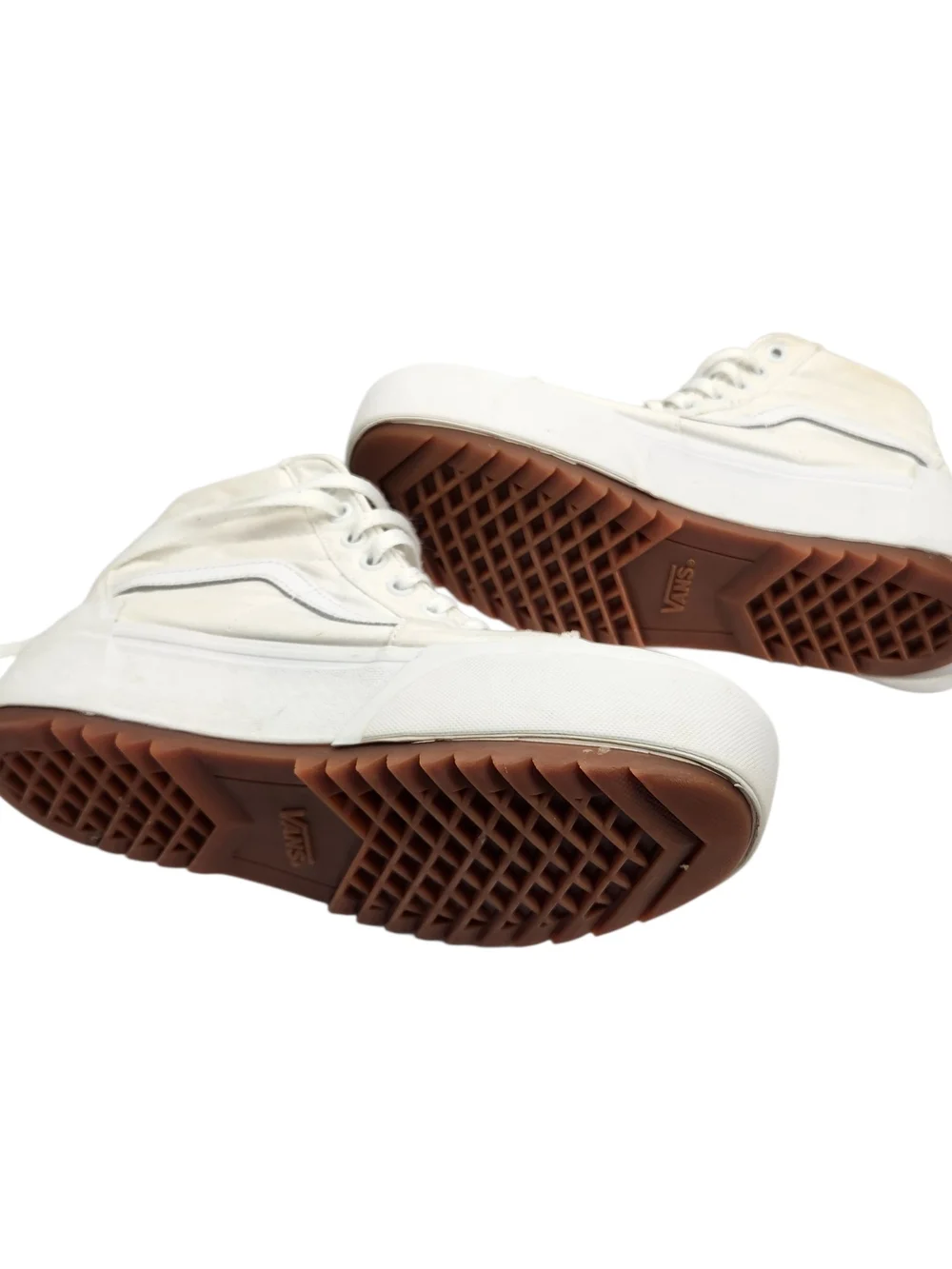 Vans Sk8-Hi Platform Sneakers in Off-White
